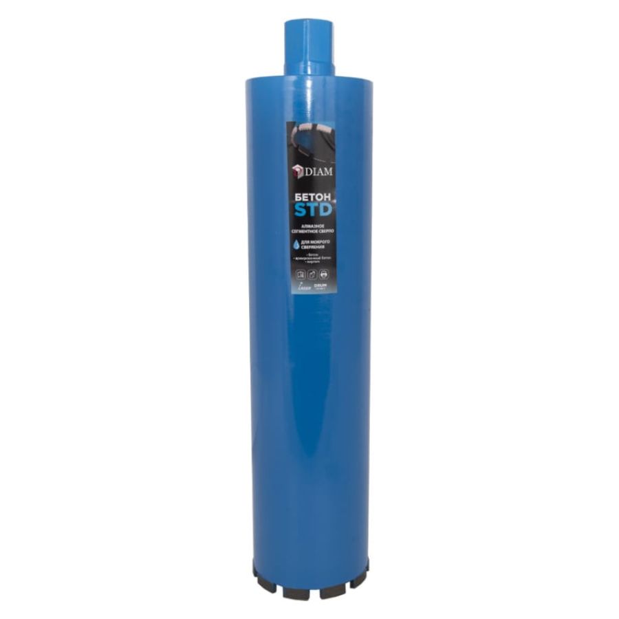 Коронка алмазная по бетону DIAM САМС 122x450х11x1,1/4UNC Бетон STD (бетон)